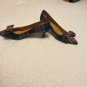 Plaid, J Crew, size 9” heel